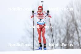 16.03.2023, Oslo, Norway (NOR): Sebastian Stalder (SUI) - IBU World Cup Biathlon, sprint men, Oslo (NOR). www.nordicfocus.com. © Manzoni/NordicFocus. Every downloaded picture is fee-liable.