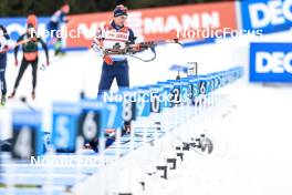 16.03.2023, Oslo, Norway (NOR): Jake Brown (USA) - IBU World Cup Biathlon, sprint men, Oslo (NOR). www.nordicfocus.com. © Manzoni/NordicFocus. Every downloaded picture is fee-liable.