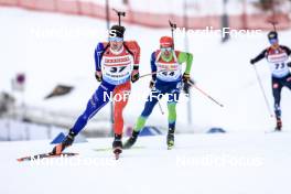 16.03.2023, Oslo, Norway (NOR): Fabien Claude (FRA) - IBU World Cup Biathlon, sprint men, Oslo (NOR). www.nordicfocus.com. © Manzoni/NordicFocus. Every downloaded picture is fee-liable.