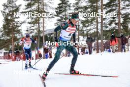 16.03.2023, Oslo, Norway (NOR): Jake Brown (USA), Vytautas Strolia (LTU), (l-r) - IBU World Cup Biathlon, sprint men, Oslo (NOR). www.nordicfocus.com. © Manzoni/NordicFocus. Every downloaded picture is fee-liable.