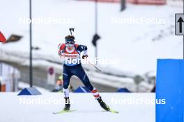 16.03.2023, Oslo, Norway (NOR): Maxime Germain (USA) - IBU World Cup Biathlon, sprint men, Oslo (NOR). www.nordicfocus.com. © Manzoni/NordicFocus. Every downloaded picture is fee-liable.