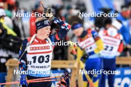 16.03.2023, Oslo, Norway (NOR): Einar Hedegart (NOR) - IBU World Cup Biathlon, sprint men, Oslo (NOR). www.nordicfocus.com. © Manzoni/NordicFocus. Every downloaded picture is fee-liable.