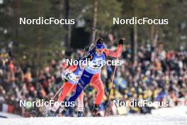 18.03.2023, Oslo, Norway (NOR): Caroline Colombo (FRA) - IBU World Cup Biathlon, sprint women, Oslo (NOR). www.nordicfocus.com. © Manzoni/NordicFocus. Every downloaded picture is fee-liable.