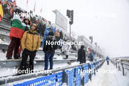 17.03.2023, Oslo, Norway (NOR): Event Feature: Fans on the grandstand - IBU World Cup Biathlon, sprint women, Oslo (NOR). www.nordicfocus.com. © Manzoni/NordicFocus. Every downloaded picture is fee-liable.