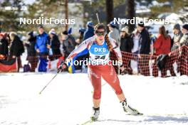 18.03.2023, Oslo, Norway (NOR): Lena Haecki-Gross (SUI) - IBU World Cup Biathlon, sprint women, Oslo (NOR). www.nordicfocus.com. © Manzoni/NordicFocus. Every downloaded picture is fee-liable.