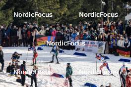 18.03.2023, Oslo, Norway (NOR): Anna Gandler (AUT), Natalja Kocergina (LTU), Chloe Chevalier (FRA), (l-r) - IBU World Cup Biathlon, sprint women, Oslo (NOR). www.nordicfocus.com. © Manzoni/NordicFocus. Every downloaded picture is fee-liable.