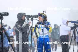 17.03.2023, Oslo, Norway (NOR): Ella Halvarsson (SWE) - IBU World Cup Biathlon, sprint women, Oslo (NOR). www.nordicfocus.com. © Manzoni/NordicFocus. Every downloaded picture is fee-liable.