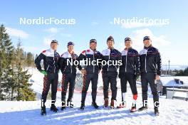 15.03.2023, Oslo, Norway (NOR): Noto Sunao (JPN) with the Team Staff Team Japan - IBU World Cup Biathlon, training, Oslo (NOR). www.nordicfocus.com. © Manzoni/NordicFocus. Every downloaded picture is fee-liable.