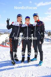 15.03.2023, Oslo, Norway (NOR): Fuyuko Tachizaki (JPN), Aoi Sato (JPN, Hikaru Fukuda (JPN), (l-r) - IBU World Cup Biathlon, training, Oslo (NOR). www.nordicfocus.com. © Manzoni/NordicFocus. Every downloaded picture is fee-liable.