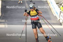 04.08.2023, Sandnes, Norway (NOR): Chloe Chevalier (FRA) - BLINK23 Festival Biathlon - Sandnes (NOR). www.nordicfocus.com. © Manzoni/NordicFocus. Every downloaded picture is fee-liable.