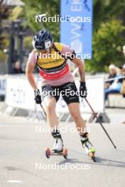 04.08.2023, Sandnes, Norway (NOR): Lou Jeanmonot (FRA) - BLINK23 Festival Biathlon - Sandnes (NOR). www.nordicfocus.com. © Manzoni/NordicFocus. Every downloaded picture is fee-liable.