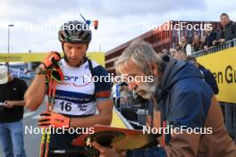 05.08.2023, Sandnes, Norway (NOR): Emilien Claude (FRA) - BLINK23 Festival Biathlon - Sandnes (NOR). www.nordicfocus.com. © Manzoni/NordicFocus. Every downloaded picture is fee-liable.