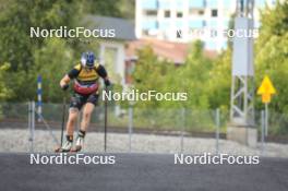 04.08.2023, Sandnes, Norway (NOR): Lou Jeanmonot (FRA) - BLINK23 Festival Biathlon - Sandnes (NOR). www.nordicfocus.com. © Manzoni/NordicFocus. Every downloaded picture is fee-liable.