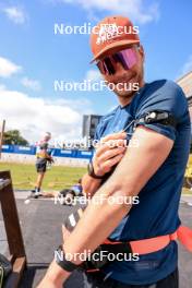 04.08.2023, Sandnes, Norway (NOR): Emilien Jacquelin (FRA) - BLINK23 Festival Biathlon - Sandnes (NOR). www.nordicfocus.com. © Manzoni/NordicFocus. Every downloaded picture is fee-liable.