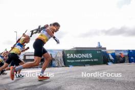 04.08.2023, Sandnes, Norway (NOR): Vetle Sjastad Christiansen (NOR) - BLINK23 Festival Biathlon - Sandnes (NOR). www.nordicfocus.com. © Manzoni/NordicFocus. Every downloaded picture is fee-liable.