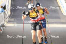 04.08.2023, Sandnes, Norway (NOR): Chloe Chevalier (FRA) - BLINK23 Festival Biathlon - Sandnes (NOR). www.nordicfocus.com. © Manzoni/NordicFocus. Every downloaded picture is fee-liable.