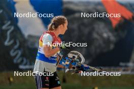 04.08.2023, Sandnes, Norway (NOR): Franziska Preuss (GER) - BLINK23 Festival Biathlon - Sandnes (NOR). www.nordicfocus.com. © Manzoni/NordicFocus. Every downloaded picture is fee-liable.