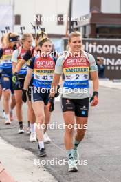 04.08.2023, Sandnes, Norway (NOR): MK Johansen (NOR), Hanna Kebinger (GER), (l-r) - BLINK23 Festival Biathlon - Sandnes (NOR). www.nordicfocus.com. © Manzoni/NordicFocus. Every downloaded picture is fee-liable.