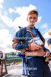04.08.2023, Sandnes, Norway (NOR): Fabien Claude (FRA) - BLINK23 Festival Biathlon - Sandnes (NOR). www.nordicfocus.com. © Manzoni/NordicFocus. Every downloaded picture is fee-liable.
