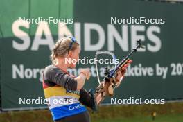 04.08.2023, Sandnes, Norway (NOR): Marte Olsbu Roeiseland (NOR) - BLINK23 Festival Biathlon - Sandnes (NOR). www.nordicfocus.com. © Manzoni/NordicFocus. Every downloaded picture is fee-liable.