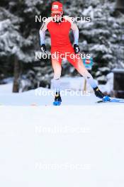 06.11.2023, Davos, Switzerland (SUI): Sebastian Stalder (SUI) - Biathlon preseason training, Davos (SUI). www.nordicfocus.com. © Manzoni/NordicFocus. Every downloaded picture is fee-liable.