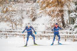 04.11.2023, Bessans, France (FRA): Paul Fontaine (FRA) - Biathlon training, Bessans (FRA). www.nordicfocus.com. © Authamayou/NordicFocus. Every downloaded picture is fee-liable.