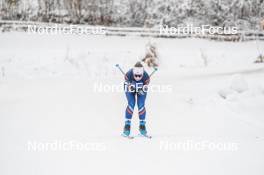 04.11.2023, Bessans, France (FRA): Gilonne Guigonnat (FRA) - Biathlon training, Bessans (FRA). www.nordicfocus.com. © Authamayou/NordicFocus. Every downloaded picture is fee-liable.