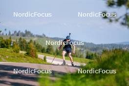 17.06.2023, Lavaze, Italy (ITA): Emil Nykvist (SWE) - Biathlon summer training, Lavaze (ITA). www.nordicfocus.com. © Barbieri/NordicFocus. Every downloaded picture is fee-liable.