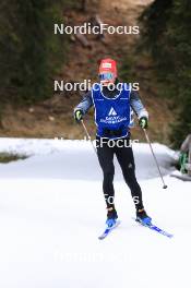 01.11.2023, Davos, Switzerland (SUI): Sebastian Stalder (SUI) - Biathlon preseason training, Davos (SUI). www.nordicfocus.com. © Manzoni/NordicFocus. Every downloaded picture is fee-liable.