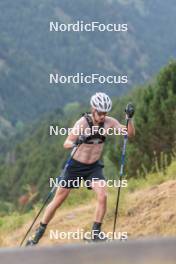 3.09.2023, Font-Romeu, France (FRA): Oskar Brandt - Biathlon training, Font-Romeu (FRA). www.nordicfocus.com. © Authamayou/NordicFocus. Every downloaded picture is fee-liable.