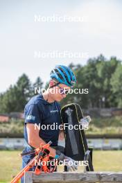04.09.2023, Font-Romeu, France (FRA): Martin Ponsiluoma (SWE) - Biathlon training, Font-Romeu (FRA). www.nordicfocus.com. © Authamayou/NordicFocus. Every downloaded picture is fee-liable.