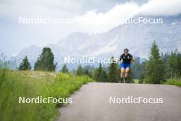 23.06.2023, Lavaze, Italy (ITA): Elia Zeni (ITA) - Biathlon summer training, Lavaze (ITA). www.nordicfocus.com. © Vanzetta/NordicFocus. Every downloaded picture is fee-liable.