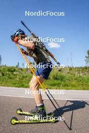 17.06.2023, Lavaze, Italy (ITA): Peppe Femling (SWE) - Biathlon summer training, Lavaze (ITA). www.nordicfocus.com. © Barbieri/NordicFocus. Every downloaded picture is fee-liable.