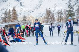 03.11.2023, Bessans, France (FRA): Julia Simon (FRA) - Biathlon training, Bessans (FRA). www.nordicfocus.com. © Authamayou/NordicFocus. Every downloaded picture is fee-liable.