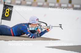 04.11.2023, Bessans, France (FRA): Oscar Lombardot (FRA) - Biathlon training, Bessans (FRA). www.nordicfocus.com. © Authamayou/NordicFocus. Every downloaded picture is fee-liable.