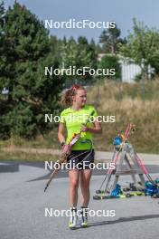 04.09.2023, Font-Romeu, France (FRA): Linn Persson (SWE) - Biathlon training, Font-Romeu (FRA). www.nordicfocus.com. © Authamayou/NordicFocus. Every downloaded picture is fee-liable.