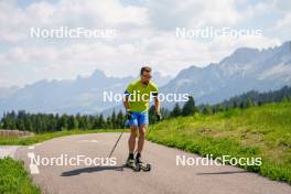 17.06.2023, Lavaze, Italy (ITA): Patrick Braunhofer (ITA) - Biathlon summer training, Lavaze (ITA). www.nordicfocus.com. © Barbieri/NordicFocus. Every downloaded picture is fee-liable.