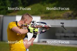 08.06.2023, Ruhpolding, Germany (GER): Anton Vidmar (SLO) - Biathlon summer training, Ruhpolding (GER). www.nordicfocus.com. © Reiter/NordicFocus. Every downloaded picture is fee-liable.
