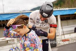 29.08.2023, Obertilliach, Austria (AUT): Sturla Holm Laegreid (NOR) - Biathlon summer training, Obertilliach (AUT). www.nordicfocus.com. © Barbieri/NordicFocus. Every downloaded picture is fee-liable.