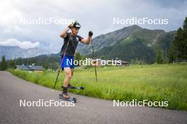 23.06.2023, Lavaze, Italy (ITA): Bionaz Didier (ITA) - Biathlon summer training, Lavaze (ITA). www.nordicfocus.com. © Vanzetta/NordicFocus. Every downloaded picture is fee-liable.