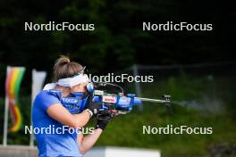 10.08.2023, Ruhpolding, Germany (GER): Dorothea Wierer (ITA) - Biathlon summer training, Ruhpolding (GER). www.nordicfocus.com. © Reiter/NordicFocus. Every downloaded picture is fee-liable.