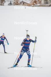 04.11.2023, Bessans, France (FRA): Julia Simon (FRA) - Biathlon training, Bessans (FRA). www.nordicfocus.com. © Authamayou/NordicFocus. Every downloaded picture is fee-liable.
