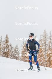 04.11.2023, Bessans, France (FRA): Jeanne Richard (FRA) - Biathlon training, Bessans (FRA). www.nordicfocus.com. © Authamayou/NordicFocus. Every downloaded picture is fee-liable.