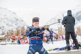 04.11.2023, Bessans, France (FRA): Sophie Chauveau (FRA) - Biathlon training, Bessans (FRA). www.nordicfocus.com. © Authamayou/NordicFocus. Every downloaded picture is fee-liable.