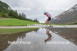 22.09.2023, Bessans, France (FRA): Paula Botet (FRA) - Biathlon training, Bessans (FRA). www.nordicfocus.com. © Authamayou/NordicFocus. Every downloaded picture is fee-liable.