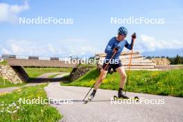 08.06.2023, Lavaze, Italy (ITA): Martin Ponsiluoma (SWE) - Biathlon summer training, Lavaze (ITA). www.nordicfocus.com. © Barbieri/NordicFocus. Every downloaded picture is fee-liable.
