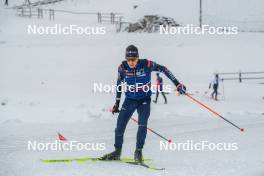03.11.2023, Bessans, France (FRA): Quentin Fillon-Maillet (FRA) - Biathlon training, Bessans (FRA). www.nordicfocus.com. © Authamayou/NordicFocus. Every downloaded picture is fee-liable.