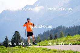 08.06.2023, Lavaze, Italy (ITA): Sebastian Samuelsson (SWE) - Biathlon summer training, Lavaze (ITA). www.nordicfocus.com. © Barbieri/NordicFocus. Every downloaded picture is fee-liable.