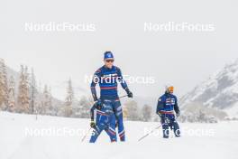 04.11.2023, Bessans, France (FRA): Antonin Guigonnat (FRA) - Biathlon training, Bessans (FRA). www.nordicfocus.com. © Authamayou/NordicFocus. Every downloaded picture is fee-liable.