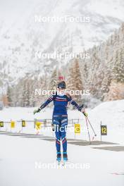 04.11.2023, Bessans, France (FRA): Léonie Jeannier (FRA) - Biathlon training, Bessans (FRA). www.nordicfocus.com. © Authamayou/NordicFocus. Every downloaded picture is fee-liable.